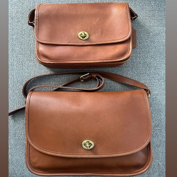 Coach Tan Leather Bag - Picture 1 of 10